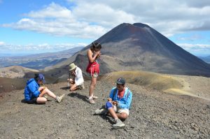 Earth Sciences Students - Field Trip in New Zealand 