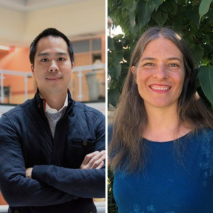 Side by side headshots of faculty members Kenneth Yip and Kristine Quinlan